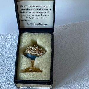 Kingston design authentic quail egg #9745 New in box